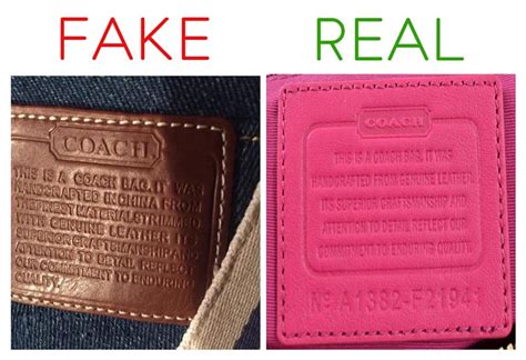 serial number coach bag fake vs real|authentic coach tote bag.